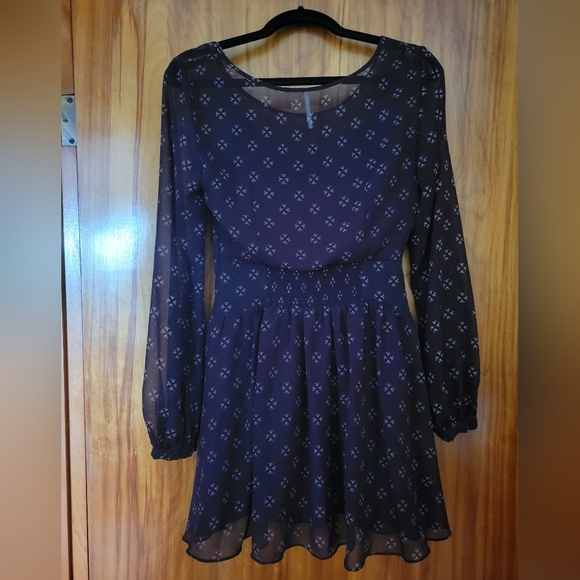 Free People Sheer Plum Dress - Picture 2 of 3